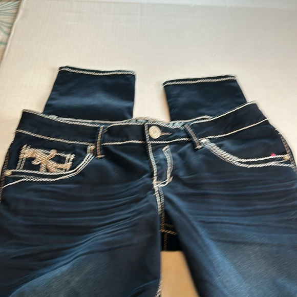 Hydraulic “Addison” Super Skinny Embellished Whiskered Black Jeans. Size 17/18 - Picture 16 of 16